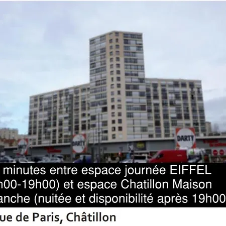 Eiffel Citea Dayroom Espace Sans Nuitee Et Partagee Chatillon Nuitee -- Repos Journee Ou Espace Travail 8-19h Proche Tour Eiffel Ou Usage Bureau A L'heure En Journee -- Nuitee Chatillon Avenue París